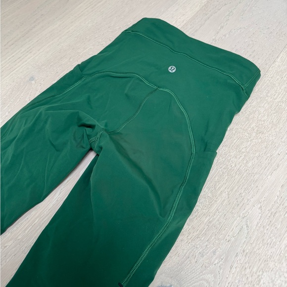 Lululemon Align High-Rise Leggings 25" with Pockets Everglade Green Size 2 - Picture 5 of 5
